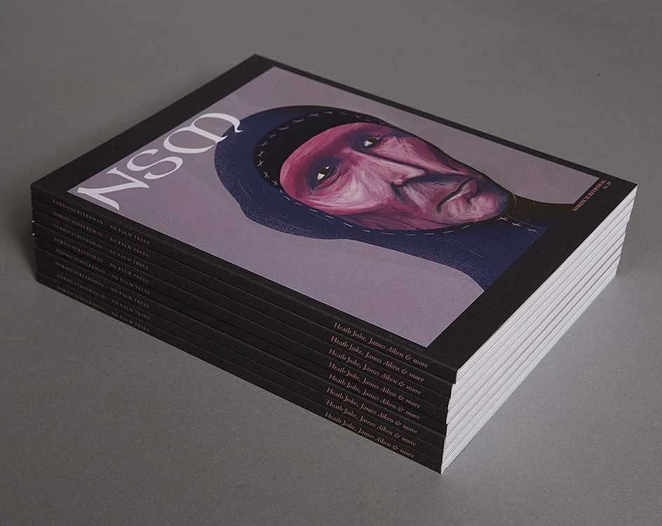 Stack of Nordic Surfers Magazine issue 29 copies featuring Knoffy artwork
