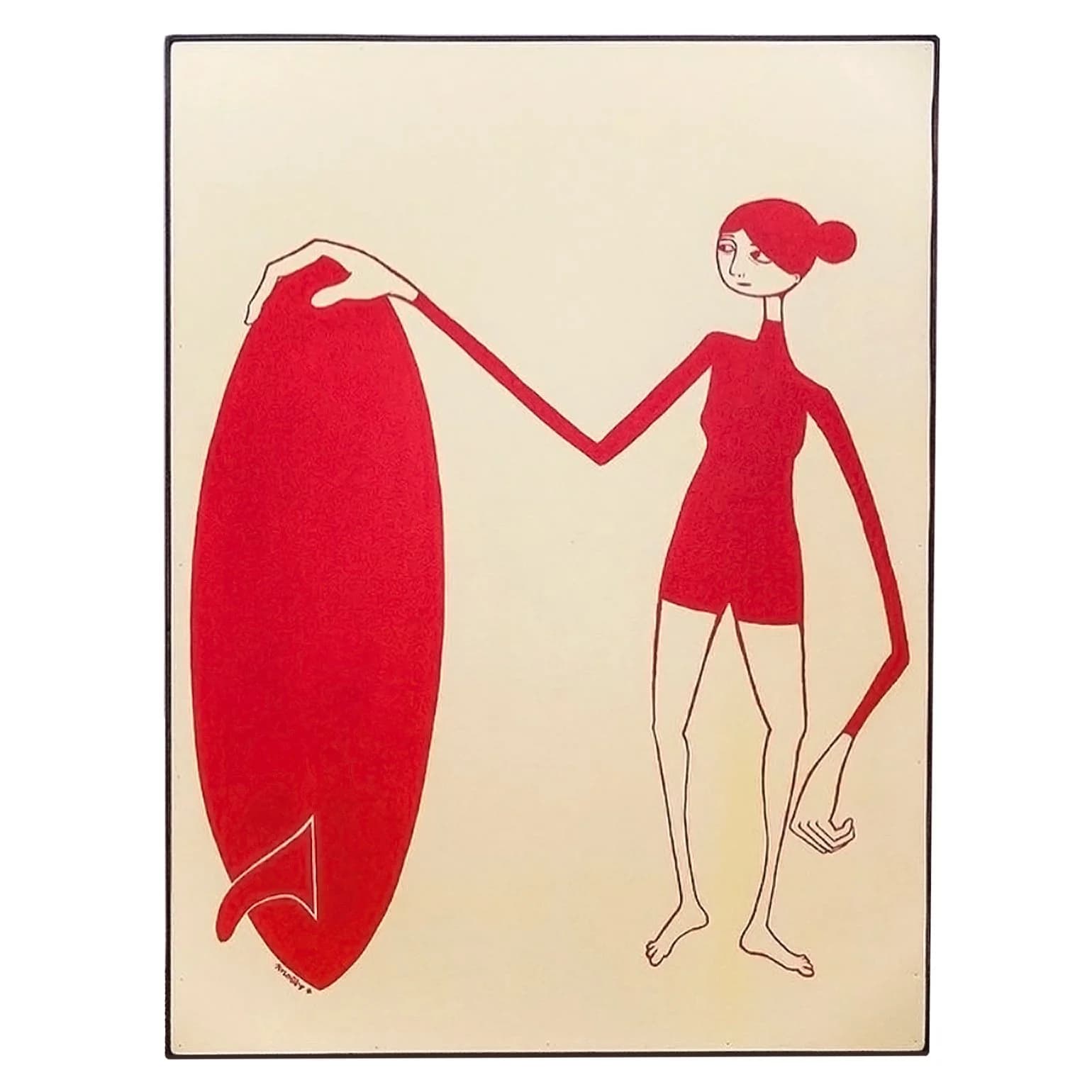 Stubby Lanky original painting